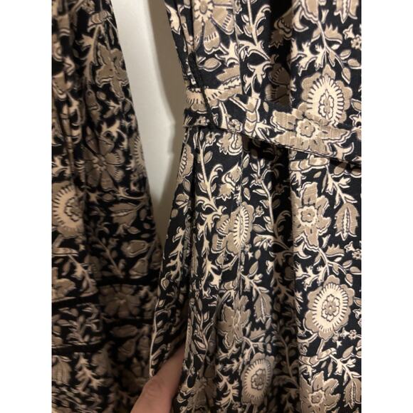 Boden Dress 8 Womens Ruffle Enchanting Twig Long Sleeve Knee Length Fall Boho - Picture 6 of 11